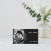 DJ Business Card Visitenkarte (Stehend Vorderseite)