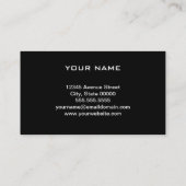 DJ Business Card Visitenkarte (Rückseite)