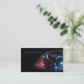 DJ Business Card Visitenkarte (Stehend Vorderseite)