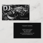DJ Business Card Visitenkarte (Vorne/Hinten)