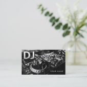 DJ Business Card Visitenkarte (Stehend Vorderseite)