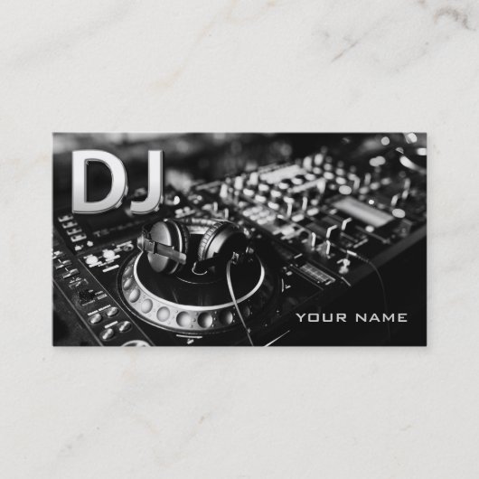 DJ Business Card Visitenkarte (Vorderseite)