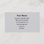 DJ Business Card Visitenkarte (Rückseite)