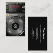 DJ Business Card Visitenkarte (Vorne/Hinten)