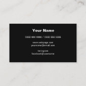 DJ Business Card Visitenkarte (Rückseite)