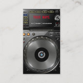 DJ Business Card Visitenkarte (Vorderseite)