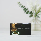 DJ Business Card Visitenkarte (Stehend Vorderseite)