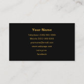 DJ Business Card Visitenkarte (Rückseite)