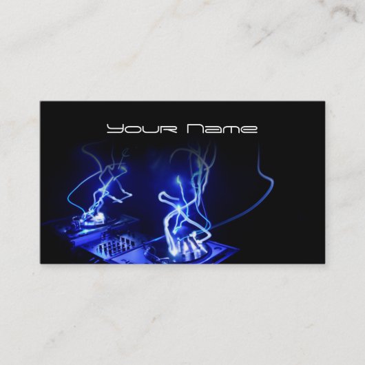 DJ Business Card Visitenkarte (Vorderseite)