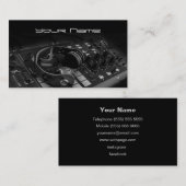 DJ Business Card Visitenkarte (Vorne/Hinten)