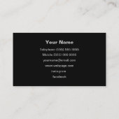 DJ Business Card Visitenkarte (Rückseite)