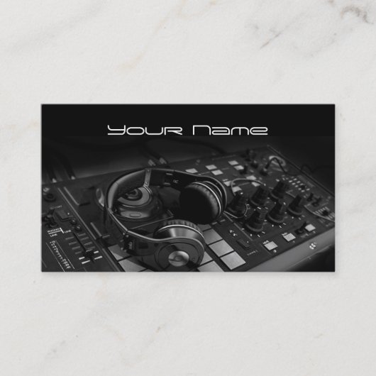 DJ Business Card Visitenkarte (Vorderseite)