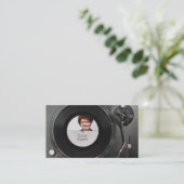 DJ Business Card Visitenkarte (Stehend Vorderseite)