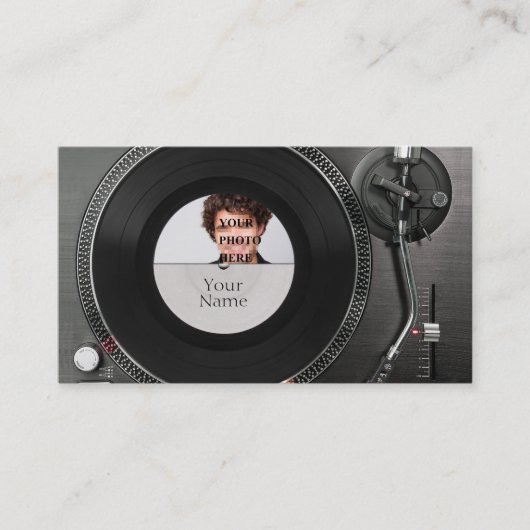 DJ Business Card Visitenkarte (Vorderseite)