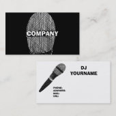 DJ BUSINESS CARD VISITENKARTE (Vorne/Hinten)