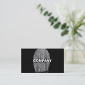 DJ BUSINESS CARD VISITENKARTE (Stehend Vorderseite)