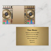 DJ Business Card Visitenkarte (Vorne/Hinten)