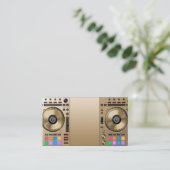 DJ Business Card Visitenkarte (Stehend Vorderseite)