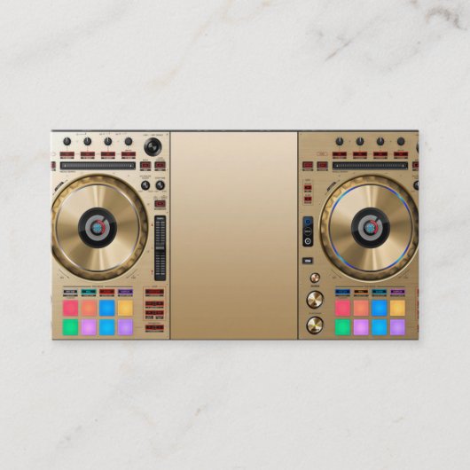 DJ Business Card Visitenkarte (Vorderseite)