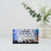 DJ Business Card Visitenkarte (Stehend Vorderseite)