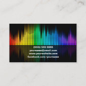 DJ Business Card Visitenkarte (Rückseite)