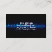 DJ Business Card Visitenkarte (Rückseite)