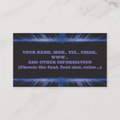 DJ Business Card Visitenkarte (Rückseite)