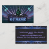 DJ Business Card Visitenkarte (Vorne/Hinten)