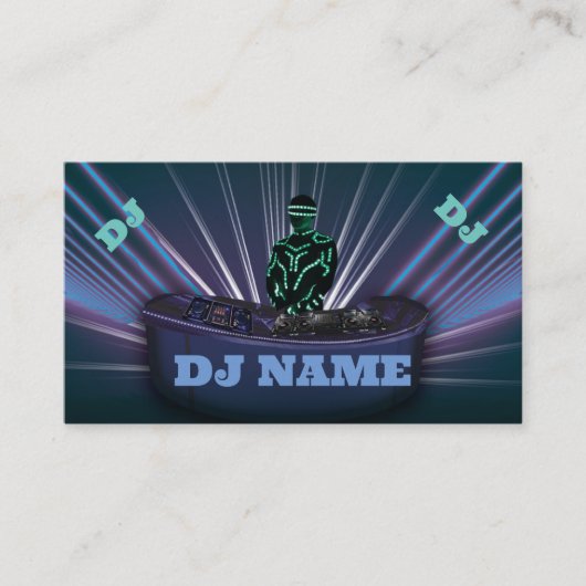 DJ Business Card Visitenkarte (Vorderseite)