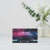 DJ Business Card Visitenkarte (Stehend Vorderseite)