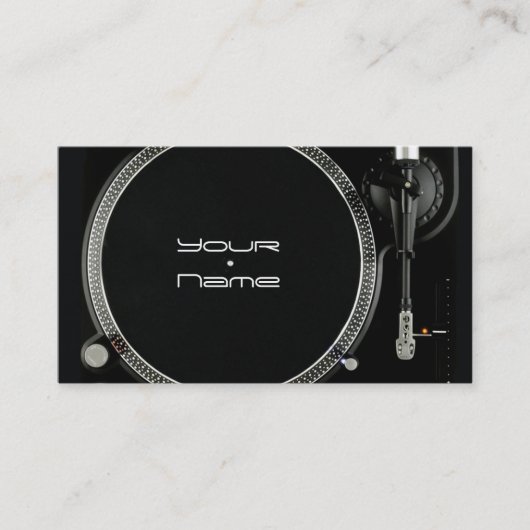 DJ Business Card Visitenkarte (Vorderseite)