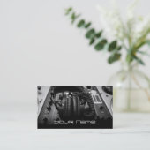 DJ Business Card Visitenkarte (Stehend Vorderseite)