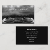 DJ Business Card Visitenkarte (Vorne/Hinten)