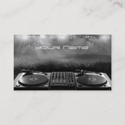 DJ Business Card Visitenkarte (Vorderseite)