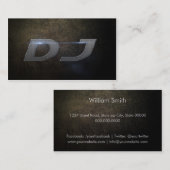 Dj Business card Visitenkarte (Vorne/Hinten)