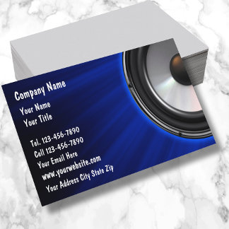 DJ Business Cards Visitenkarte