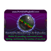 DJ Business Magnet (Horizontal)