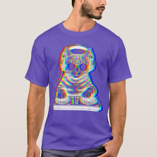 DJ Cat EDM Musik Lustige Geschenke Für Katzenliebh T-Shirt
