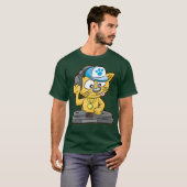 DJ Cat Kitty Scratch Turntable Scratcher Gift T-Shirt (Vorne ganz)