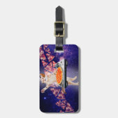 DJ Cat Turntable Mixer Gepäckanhänger (Vorderseite vertikal)