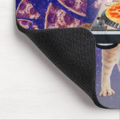 DJ Cat Turntable Mixer Mousepad (Ecke)