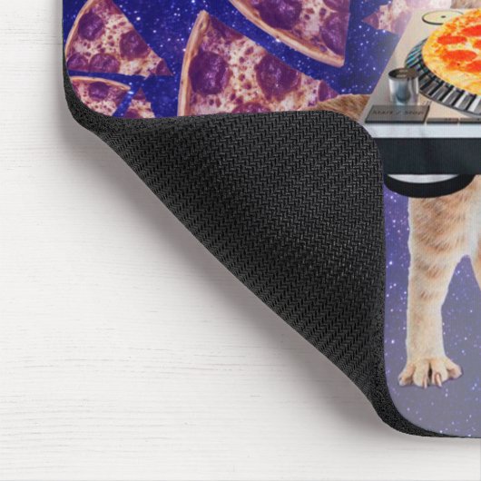 DJ Cat Turntable Mixer Mousepad (Ecke)