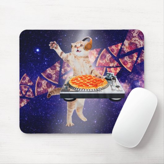 DJ Cat Turntable Mixer Mousepad (Mit Mouse)