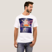 DJ Cat Turntable Mixer T-Shirt (Vorne ganz)