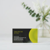 DJ CD Background Business Card Visitenkarte (Stehend Vorderseite)