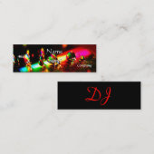 DJ CD Business Card I Mini Visitenkarte (Vorne/Hinten)