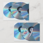 DJ CD Business Card II Visitenkarte (Vorne/Hinten)