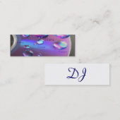 DJ-CD MINI VISITENKARTE (Vorne/Hinten)