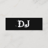 DJ-CDs Mini Visitenkarte (Rückseite)