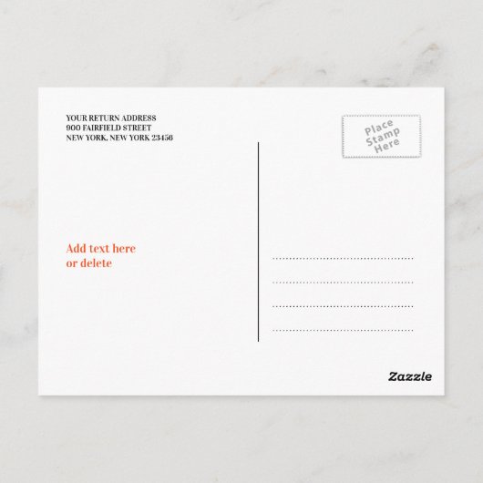 DJ Club Music Uplighting Postcard Postkarte (Rückseite)